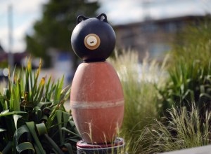 Little Bear, marine debris assemblage, part of the Tofino Float'em Garden by Pete Clarkson