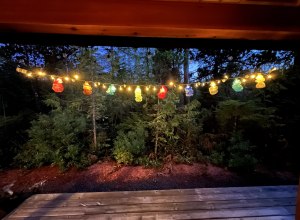 Patio lanterns made from marine debris by Pete Clarkson